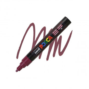 Маркер, Posca PC-5M - Red Wine 
