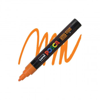 Маркер, Posca PC-5M - Bright Yellow 