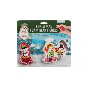 Смеса за обликување, Christmas Foam Putty, сет од 4 бои, 2 варијанти 