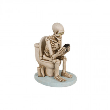 Декоративна фигура, Skeleton On The Toilet 