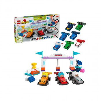 LEGO коцки, Duplo, F1® Team Race Cars & Drivers 