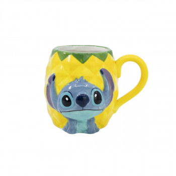 3Д шолја, Stitch Pineapple, 415 ml 