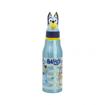 Детско алуминиумско шише со 3Д фигура, Bluey, 690 ml 
