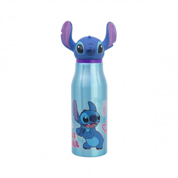 Детско алуминиумско шише со 3Д фигура, Stitch, 690 ml 
