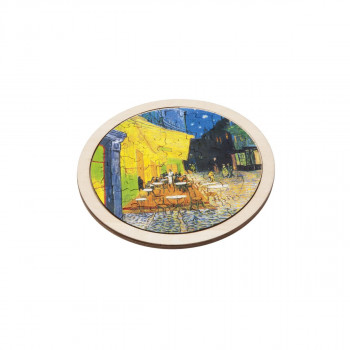 Мини уметничка дрвена сложувалка Van Gogh - Café Terrace at Night 