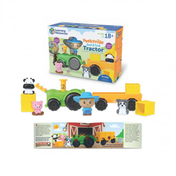 Едукативен сет за игра, Peeksville™ Haul & Seek Tractor™ 