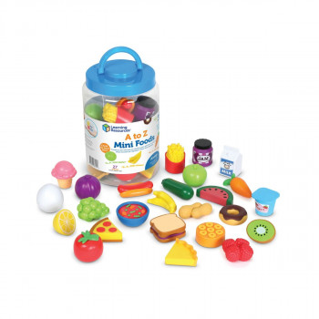 Едукативен сет за игра, A to Z Mini Foods 