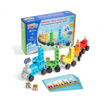 Сет за игра со математички коцки, MathLink® Cubes Numberblocks® Express Train 