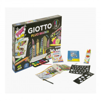 Сет за изработка, Giotto Art Lab Fluo Mania 