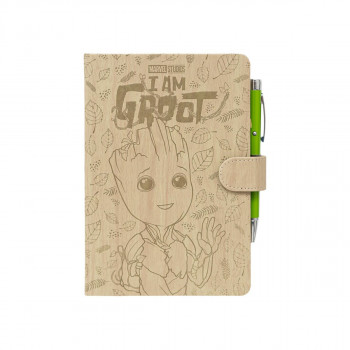 Нотес A5 со пенкало-проектор, Marvel: I Am Groot 