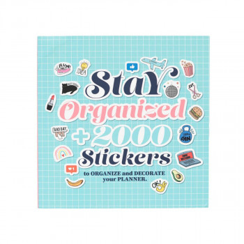 Книга со стикери, Stay Organized (над 2000 стикери) 