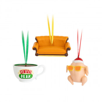 Сет од 3 лампиони, Friends - Central Perk Mug, Turkey & Sofa 