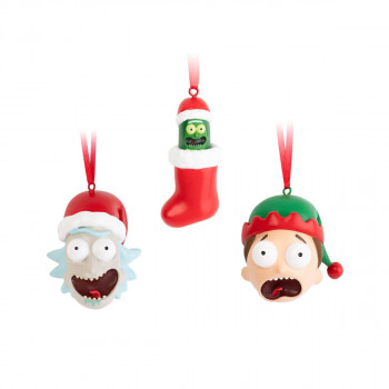 Сет од 3 лампиони, Rick and Morty - Rick, Morty & Pickle Rick 
