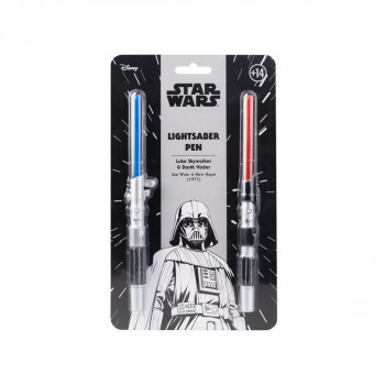 Сет од 2 пенкала со LED светло, Star Wars - Lightsabers 