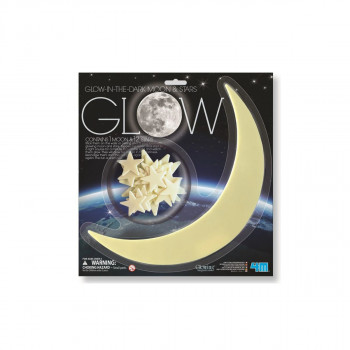 Сет ѕидни фигури, Glow-In-The-Dark Moon and Stars 