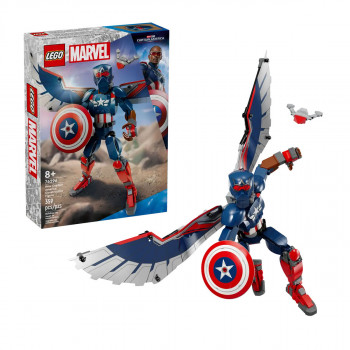LEGO коцки, Marvel, New Captain America Construction Figure 