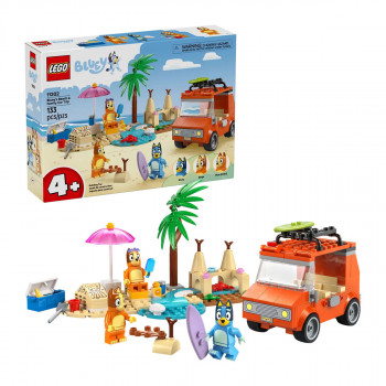 LEGO коцки, Bluey, Bluey's Beach & Family Car Trip 