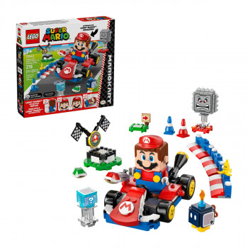 LEGO коцки, Super Mario, Mario Kart™ – Interactive LEGO® Mario™ & Standard Kart 