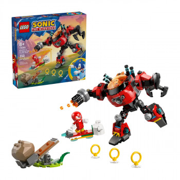 LEGO коцки, Sonic The Hedgehog, Knuckles vs. Dr. Eggman Egg Crusher Mech 