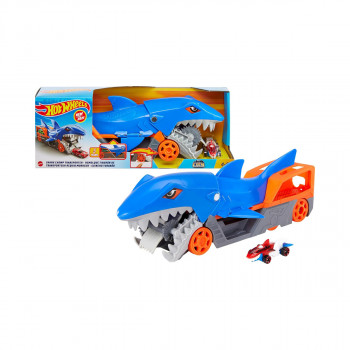 Сет за игра Hot Wheels - Shark Chomp Transporter 