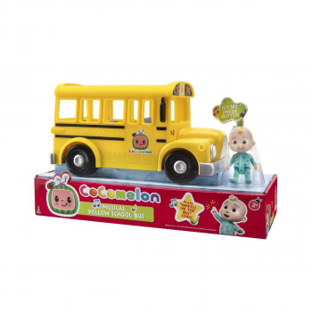 Интерактивна фигура, Cocomelon Musical Yellow School Bus + JJ 