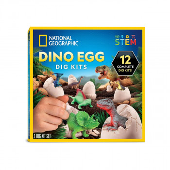 СТЕМ сет, National Geographic - Dino Egg Dig Kits 