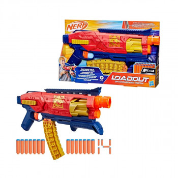 Пушка со мека муниција 'NERF Loadout Shadowspeed Recon Blaster' 