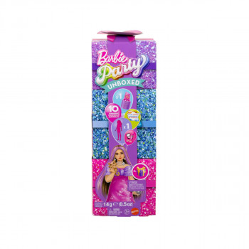 Кукла Barbie: Party Unboxed - Pink Sparkle Doll + Accessories 