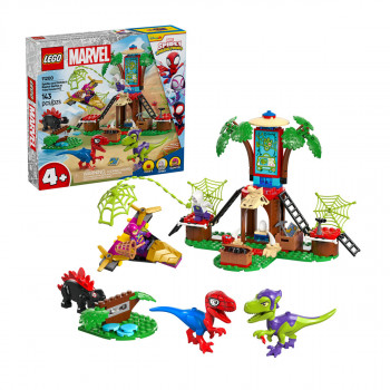 LEGO коцки, Marvel, Spidey and Gobby's Raptor Battle at Tree House HQ 