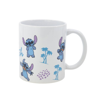 Шолја, Disney: Stitch - Leaves Pattern, 325ml 