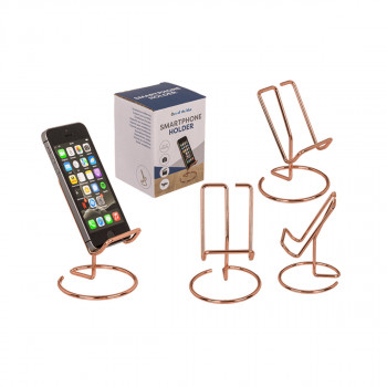Метален држач за телефон, rose gold 