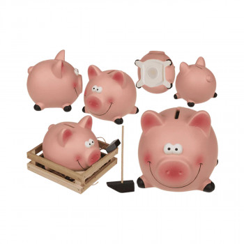 Касичка за пари со чеканче Pig 