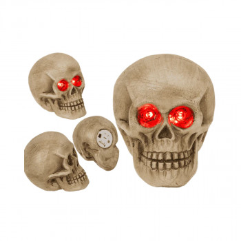 Фигура со LED светло Skull, 10 cm 