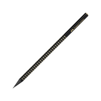 Молив, Faber Castell - Sparkle Midnight, B, Gold 