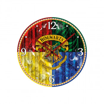 Часовник, Harry Potter - Hogwarts Houses, Ø50cm 