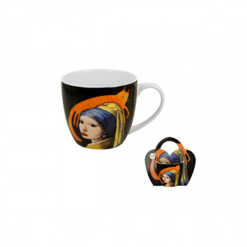 Шолја, Animals - Girl with a Cat, 460ml 