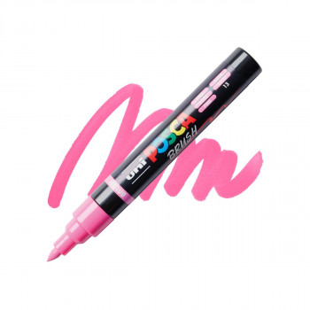 Брашпен, Posca PC-5BR - Pink 