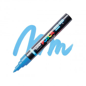 Брашпен, Posca PC-5BR - Light Blue 