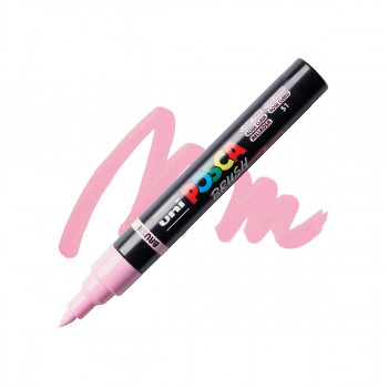 Брашпен, Posca PC-5BR - Light Pink 