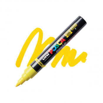 Брашпен, Posca PC-5BR - Yellow 