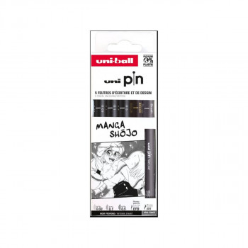 Сет фајнлајнери, Uni Pin - Manga Shojo, 1/5 