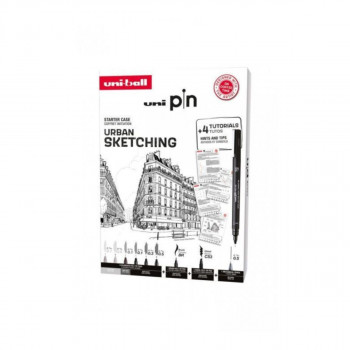 Сет фајнлајнери, Uni Pin - Urban Sketching, 1/8 