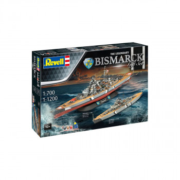 Макета, Gift Set The Legendary Bismarck, 1:700 и 1:1200 
