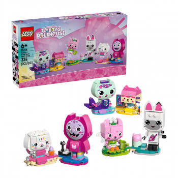 LEGO коцки, Gabbys Dollhouse, Gabbys Brick-Built Cat Friends 