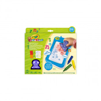 Пиши-бриши табла со звуци, crayola Mini Kids Rub-Art Station 