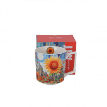 Шолја Modern Art Collection: Sunflower, 450 ml 