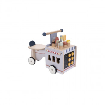 Дрвен сет за игра Jack & Jacky Ice-Cream Cart Bike 