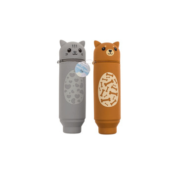 Силиконски несесер за моливи, Dog/Cat 