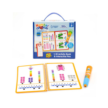 Едукативен сет, Hot Dots Numberblocks Activity Book 1-10 & Interactive Pen 