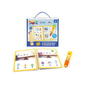 Едукативен сет, Hot Dots Numberblocks Activity Book 11-20 & Interactive Pen 